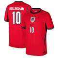 Jude Bellingham England National Team Nike Youth 2026 Away Match Authentic Jersey - Red