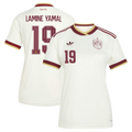 Lamine Yamal Spain National Team adidas Women's 2026 Away Replica Jersey - White