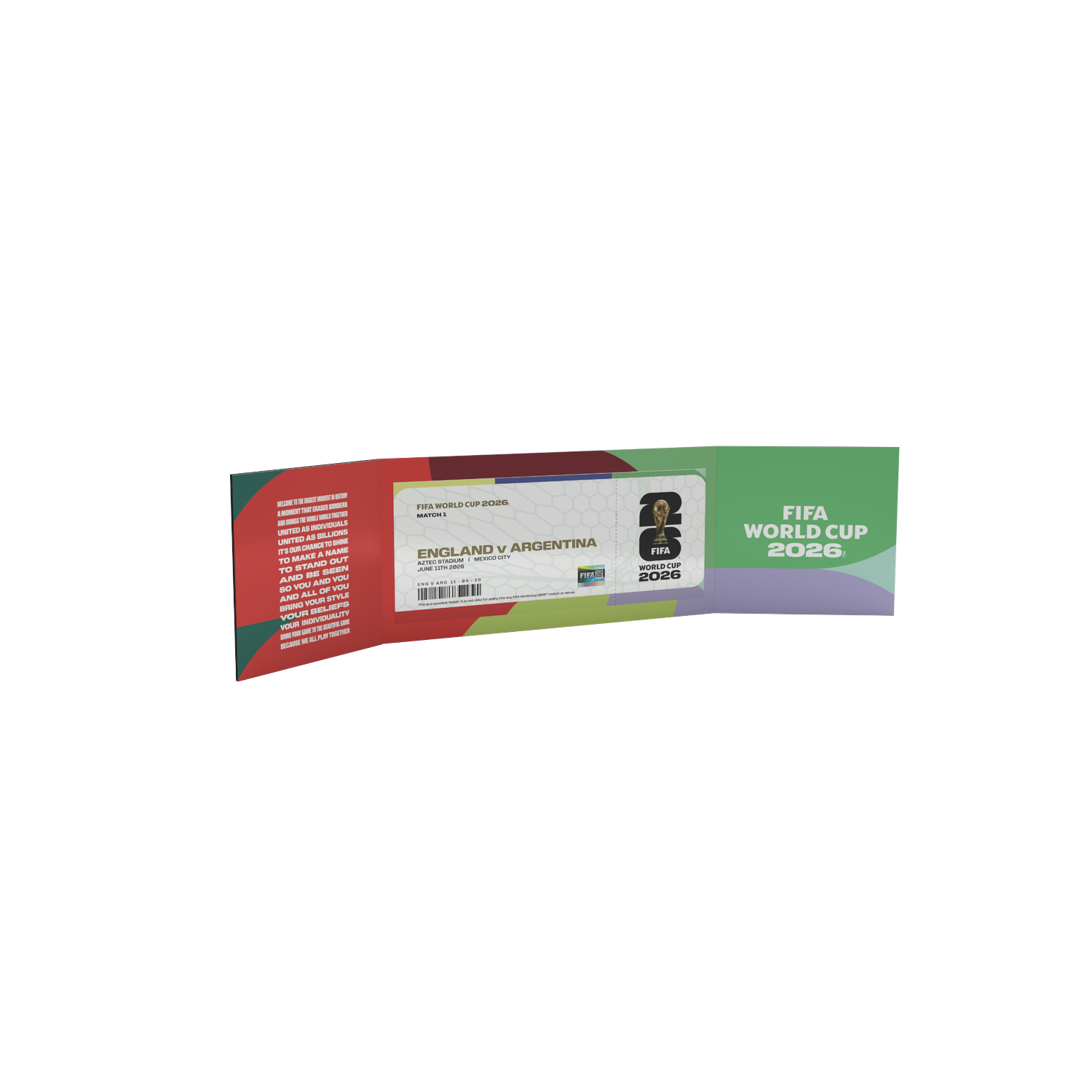 FIFA World Cup 2026™ Seattle Host City Replica Ticket